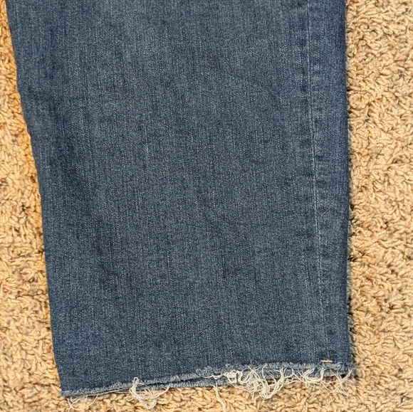 Social Standard Sanctuary High-Waisted Cropped Blue Jeans 16/33 - Picture 3 of 12